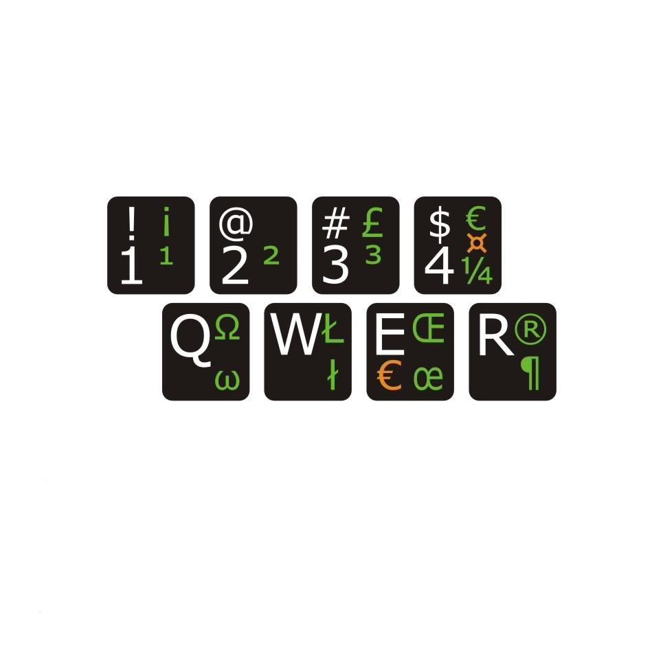 autocollants partie centrale clavier windows canadien multilingue 01052