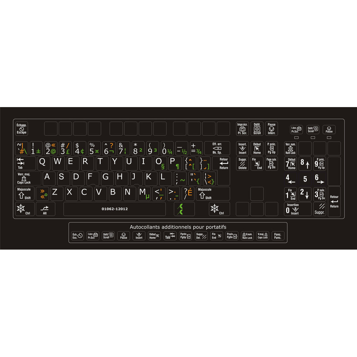 01062-12012 – clavier complet