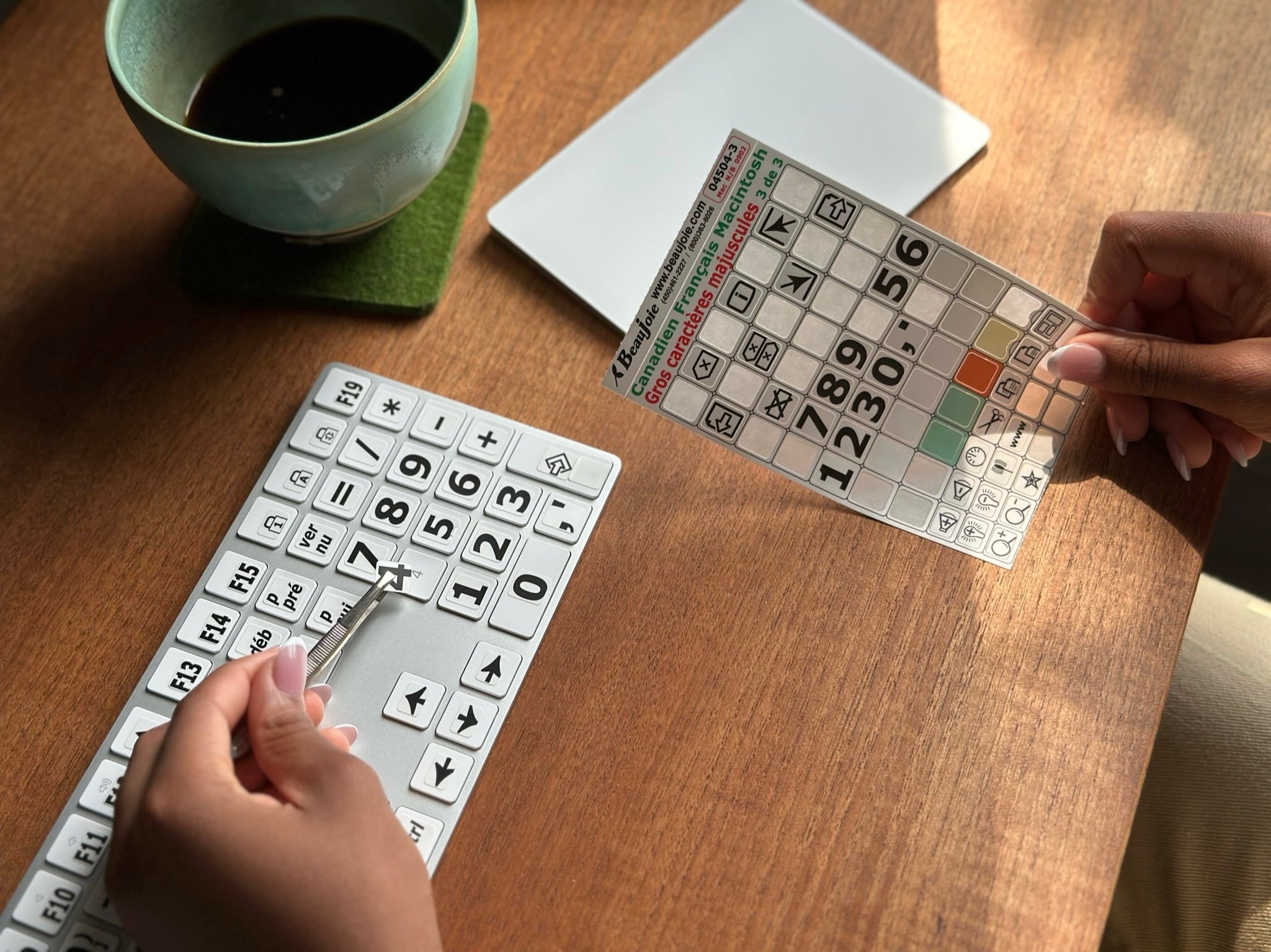 Stickers pour passer un de Qwerty à Azerty